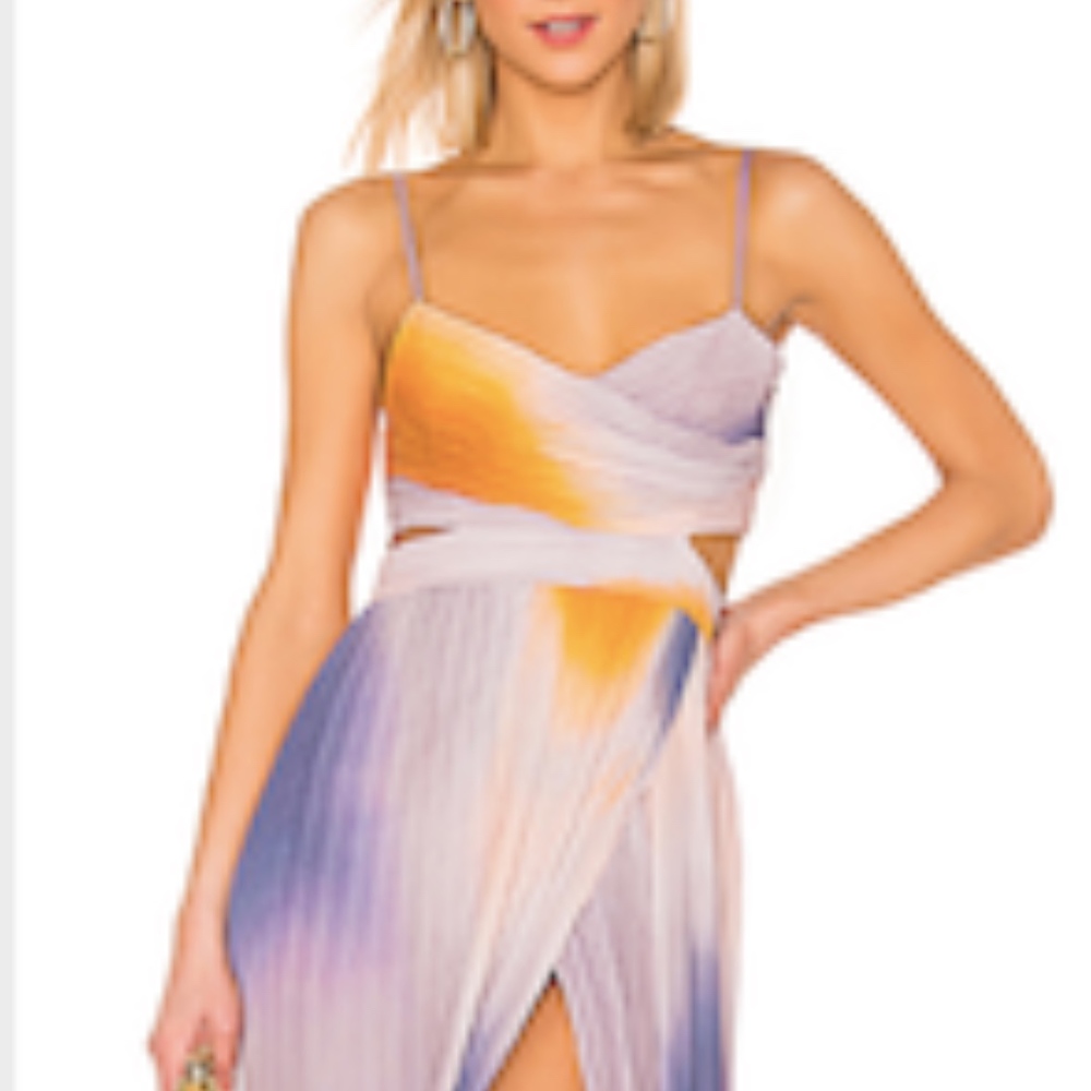 A.L.C. Sienna Ombre Pleated Dress